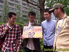 Aziatisch, Autobus, Rondborstig, Naakte man aangeklede vrouw, Schattig, Groep, Hd, Orgie