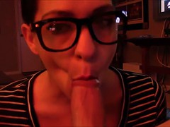 Enthousiasteling, Pijpbeurt, Bruinharig, Sperma shot, Rijpe lesbienne, Moeder die ik wil neuken, Gezichtspunt