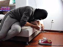 アジア人, 中国人, 足, フェティッシュ, 足フェチ