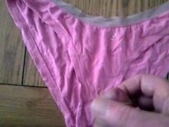 wifes pink panties