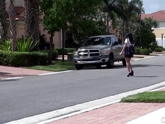 Mooi, Pijpbeurt, Rondborstig, Diep in de keel, Lul, Tepels, Tiener, Bekijker