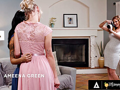 MOMMY'S GIRL - Stepsisters Ameena Green & Kelsey Kane Admit They Are Dating To Stepmom