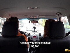 Amateur, Gros seins, Sucer une bite, Voiture, En levrette, Européenne, De plein air, Rousse roux