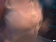 Wetlook Dancers Work The Stage