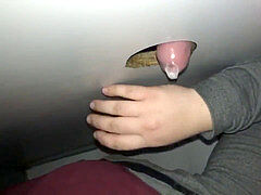 顔射, 彼女, のぞき穴, ヤリマンの