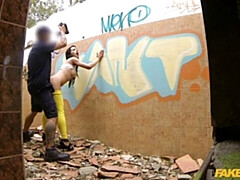 Culo grande, Verga grande, Tetas grandes, Mamada, Morena, Estilo perrito, Al aire libre, Tetas