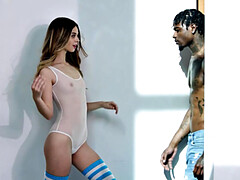 ブロンド, フェラチオ, チン, 手コキする, 自然山雀