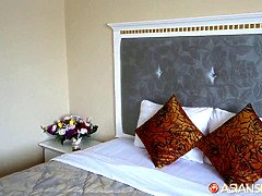 素人, アジア人, お尻, 茶髪の, 毛深い, 日本人, 自然山雀, 妻