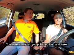 Tattooed Dark Hair Girl Fucks For Licence 1 - Fake Driving School