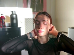 Sucer une bite, Gorge profonde, Queue, Petite amie, Branlette thaïlandaise, Pov, Rousse roux, Adolescente