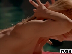 TUSHY LENA PAUL GAPES WITH HER STUNNING FRIEND AND SUGAR DADDY