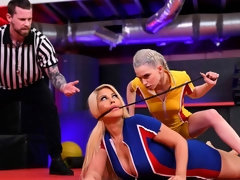 Блондинки, Пальцем, Поцелуи, Лизание, Мастурбация, Киски, Бритые, Стриптизерша