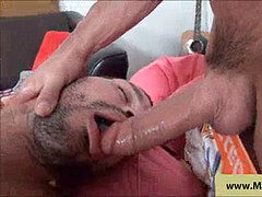 アナル, フェラチオ, 茶髪の, 顔射, ゲイ, ハードコア, オイル, 剃毛