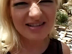 Leie, Grosser schwanz, Grosse titten, Blondine, Blasen, Handjob, Absätze, Reif