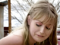 Fingern, Masturbation, Im freien, Solo, Jungendliche (18+)