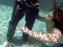 素人, デカチン, ラティーナ, 自然山雀, アウトドア, ガリガリ, ティーン, 水中