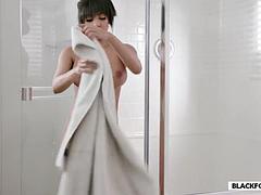 Verga grande, Tetas grandes, Negro, Mamada, Ébano, Sexo duro, Interracial, Tetas