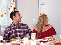 デカパイ, 中出し, バック, 家族, 彼女, 巨大, 淫乱熟女, 義母