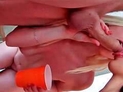 Sucer une bite, Groupe, Hard, Fille latino