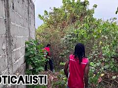 Amateur, Asiático, Negro, Mamada, Gordita, Ébano, Masturbación, Al aire libre