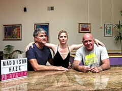 素人, デカチン, ブロンド, フェラチオ, 毛深い, 小柄, ガリガリ, ティーン