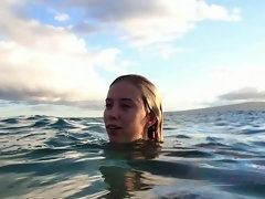 Anal, Plage, Blonde, Branlette thaïlandaise, Petite amie, Pov, Chatte, Gicler