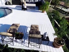 In den arsch, Blondine, Blasen, Hd, Im freien, Pov