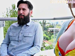 Lieveling, Grote mammen, Blond, Pijpbeurt, Stel, Erotisch, Hardcore, Softcore pornografie