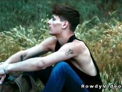 Anal, Estilo perrito, Gay, Pajear, Pajearse, Músculo, Chupando, Tatuaje