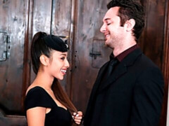 お尻, フェラチオ, 茶髪の, 手コキする, 剃毛, ストリッピング, ティーン