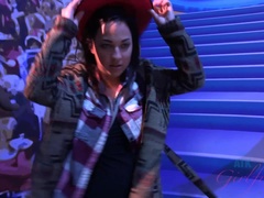 Braunhaarige, Schmutzig, Freundin, Handjob, Pov, Muschi, Socken, Titten