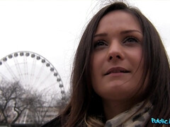 Brunette brune, Tchèque, Européenne, Argent, De plein air, Pov, Réalité, Adolescente