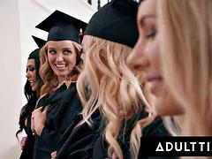 ADULT TIME - Slutty MILFs Reverse Gangbang Nerd Photographer! Charlie Forde, Bunny Madison, AND MORE