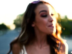 Amateur, Americano, Morena, Polla, Novia, Latina, Tetas naturales, Al aire libre