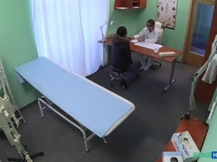 素人, 舐める尻, フェラチオ, 医者, バック, 看護婦, オフィス, オマンコ