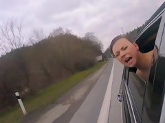 Amateur, Mamada, Novia, Coche, Estilo perrito, Pov, Coño, Nalgadas