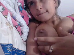 hot latin girl plays porn cam