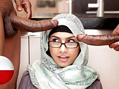 Arabisch, Grosser schwanz, Grosse titten, Blasen, Hardcore, Monster, Realität, Flotter dreier