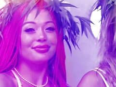 アナル, ブロンド, 茶髪の, グループ, Hd, レズビアン, 淫乱熟女, アウトドア