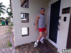 Schwanz, Hundestellung, Hd, Monster, Natürlichen titten, Muschi, Reiten, Rasiert