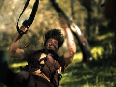 デカチン, 黒人, フェラチオ, ブーツ, 開帳, 異人種間, 剃毛, 三人