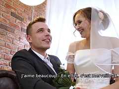 フェラチオ, 結婚, 茶髪の, チェコ, 指いじり, なめる, ティーン, オッパイの