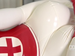 Fetisj, Hakken, Latex, Masturbatie, Alleen, Taboe, Tieten likken, Speelgoed