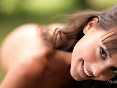 茶髪の, 女, Hd, 一人