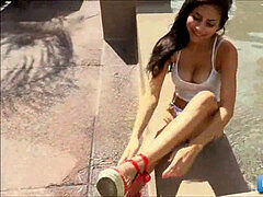 Leie, Braunhaarige, Im freien, Muschi, Solo, Jungendliche (18+)