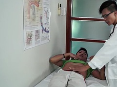 Amateur, Anal, Asiático, Médico, Fetiche, Guantes, Flaco, Uniforme