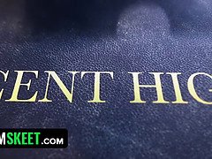 Universiteit, Sperma, Hd, Hakken, Likken, Schoolmeisje, Lerarin, Tieten likken