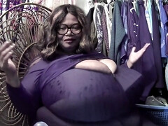 素人, ぽっちゃり, デカパイ, 古典, チン, 女, 下着, 一人