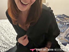 素人, ディルド, フランス人, ハードコア, 下着, 乳首, ピアス, オッパイの
