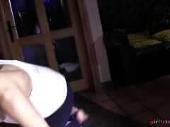 69, 茶髪の, 彼女, ジーンズ, レズビアン, なめる, パーティ, オマンコ